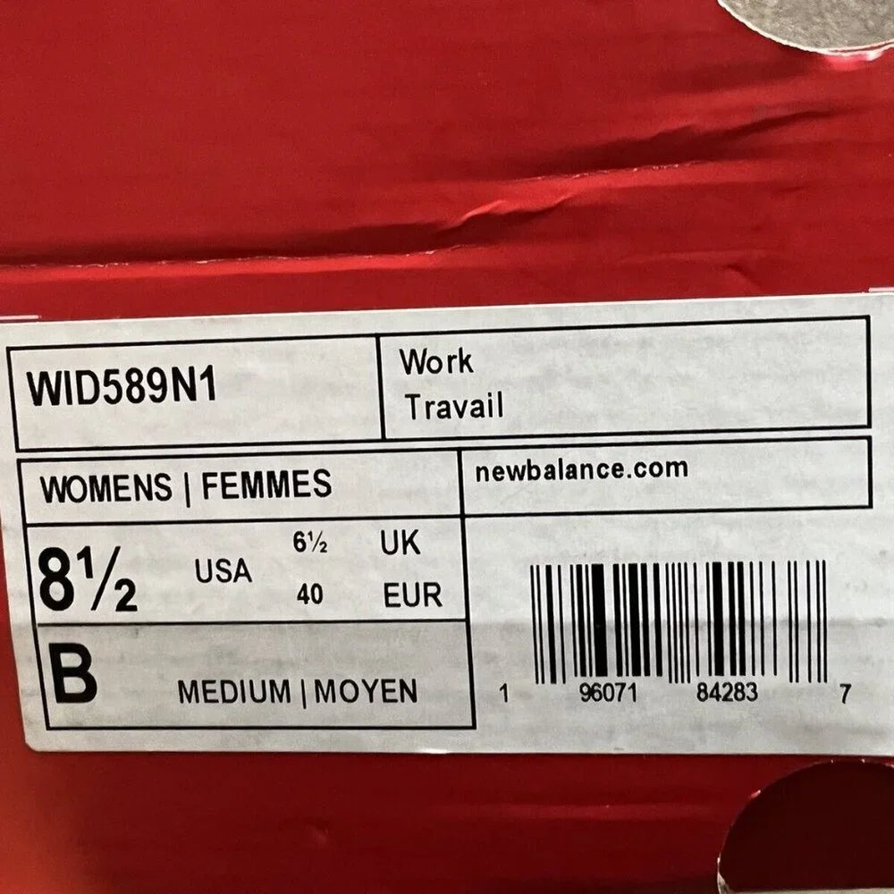 New Balance Womens 581V1 Work Sneaker Size 8.5 M